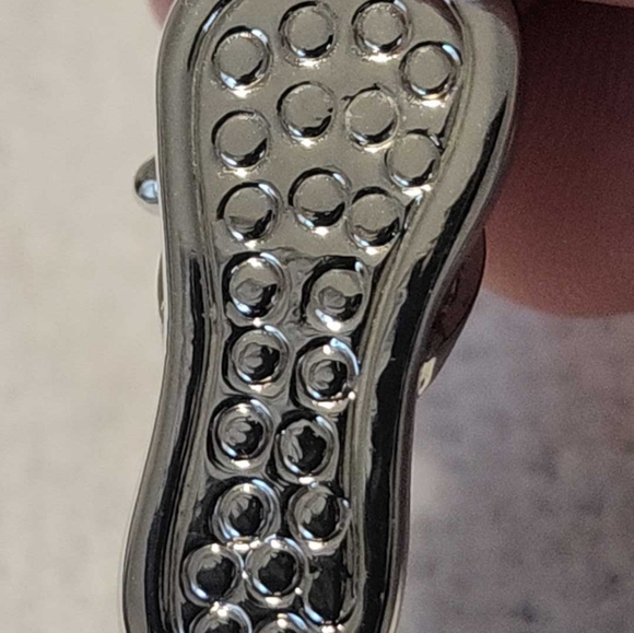 Charms set of 5, silver tone with crystals, including chain, NWOT - Picture 9 of 16